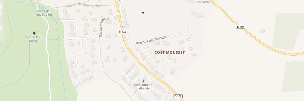 Plan du 3 Imp Alfred de Musset à Languidic
