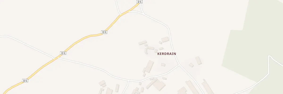 Plan du 6 Kerdrain à Kerpert