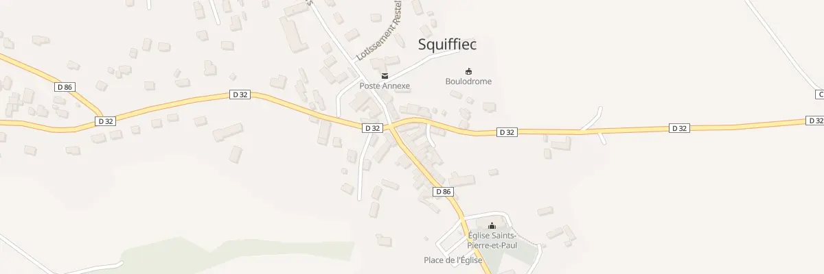 Plan du 1 Rue de l’Argoat à Squiffiec