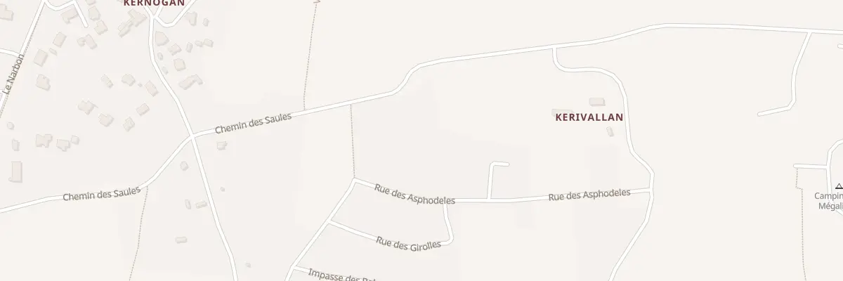 Plan du 5990 Kerivalhan d’Enguias à Erdeven