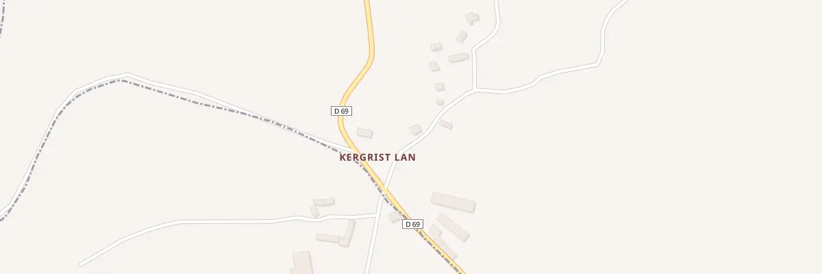 Plan du 2 Kergrist Lan à Kerpert