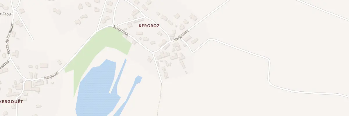 Plan du 24 Vge de Kergrosse à Erdeven