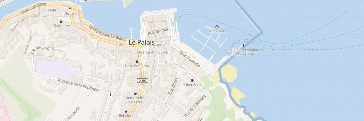 Plan du 5 Quai Bonnelle au Palais