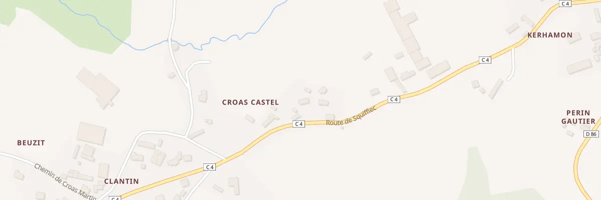 Plan du 7 Croas Castel à Trégonneau