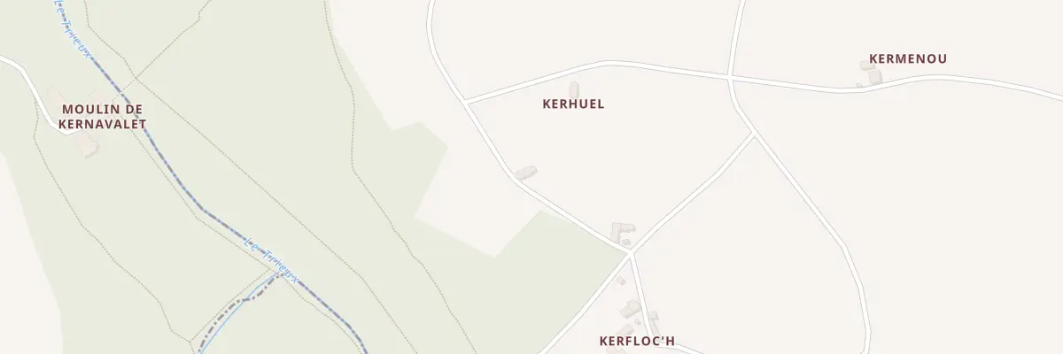 Plan du 5202 Kerfloch à Saint-Clet