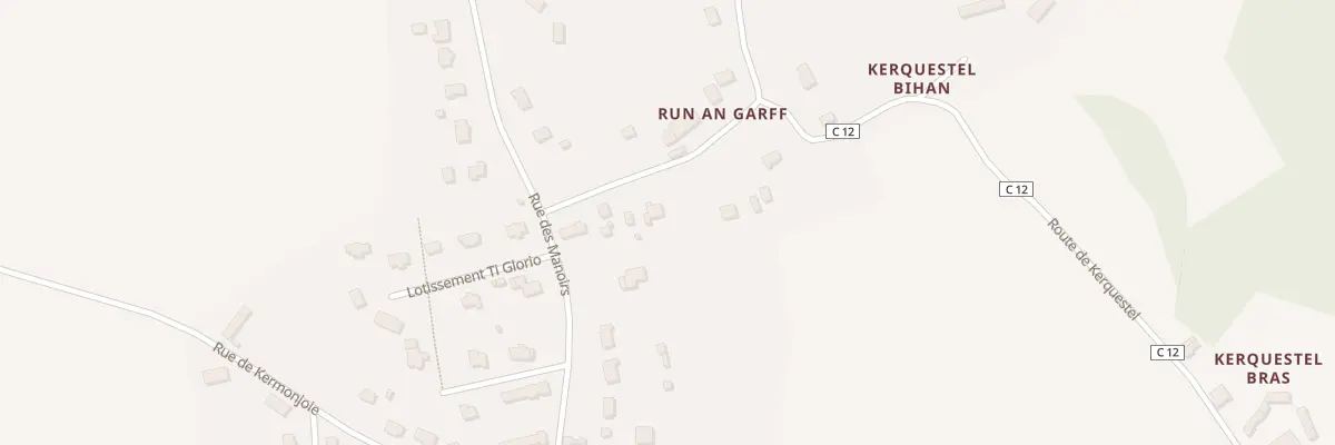 Plan du 5328 Parc Run Garff à Squiffiec