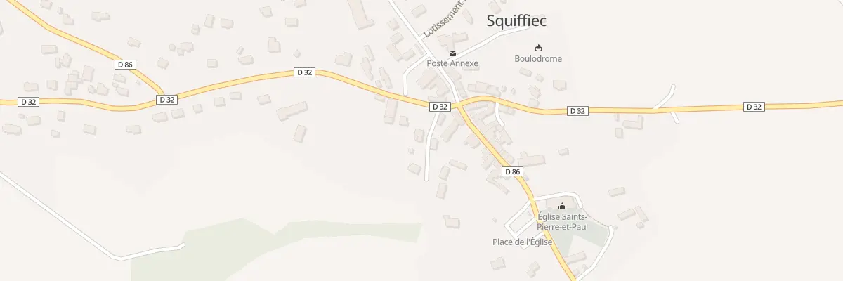 Plan du 1 Imp des Sureaux à Squiffiec