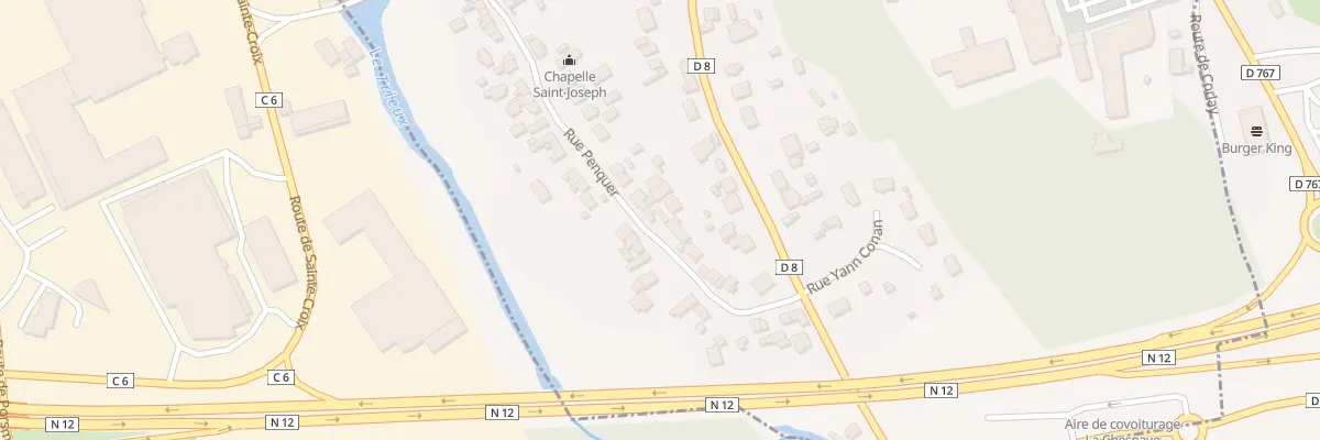 Plan du 37 Rue Penquer à Guingamp