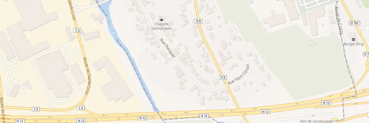 Plan du 35 Rue Penquer à Guingamp