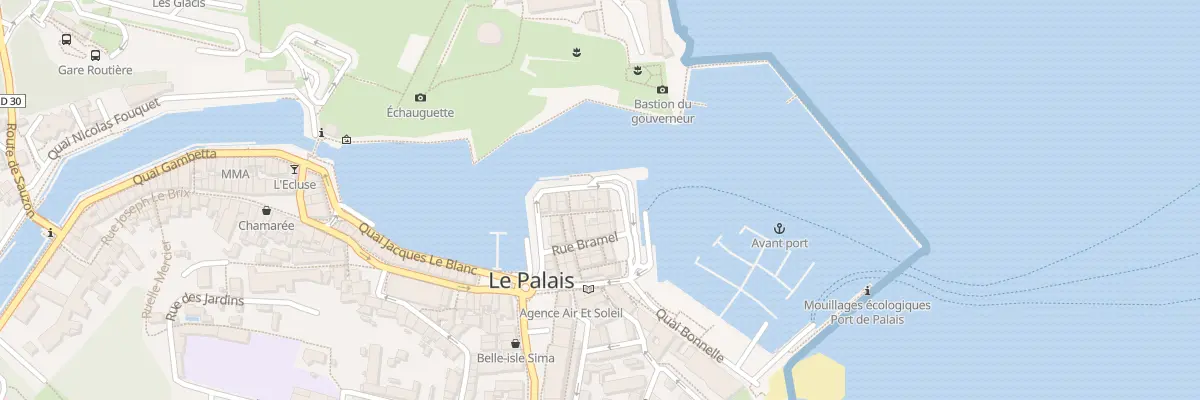 Plan du 4 Quai de l’Yser au Palais