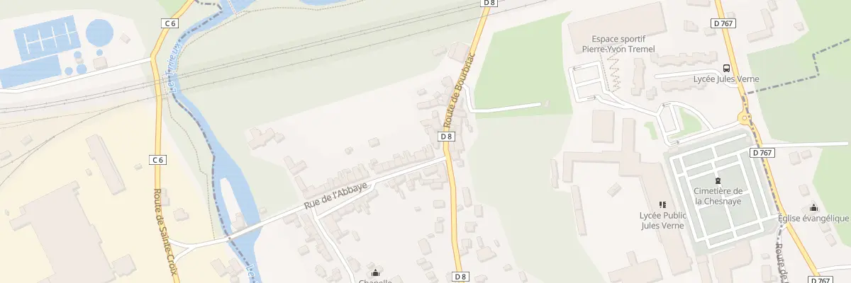 Plan du 2 Rue de l’Abbaye à Guingamp