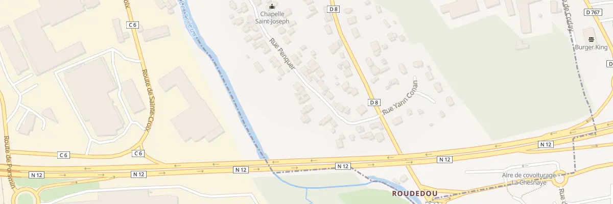 Plan du 52 Rue Penquer à Guingamp