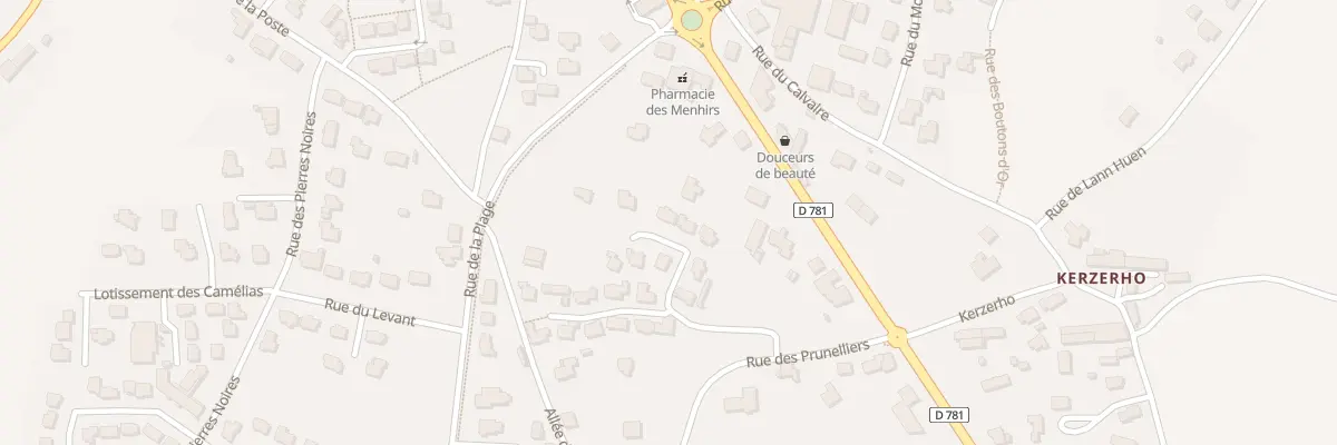 Plan du 5 Rue des Prunelliers à Erdeven