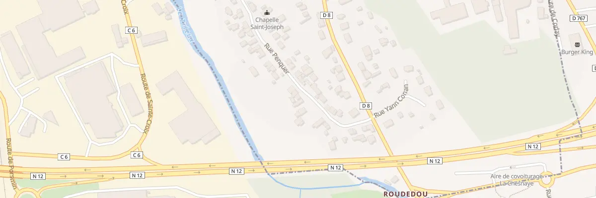 Plan du 50 Rue Penquer à Guingamp