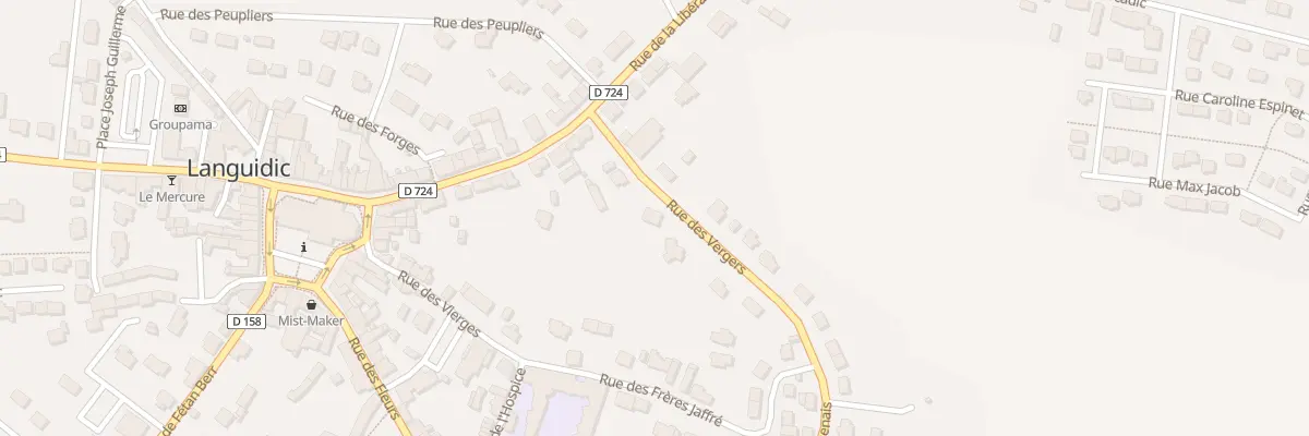 Plan du 2B Rue des Vergers à Languidic