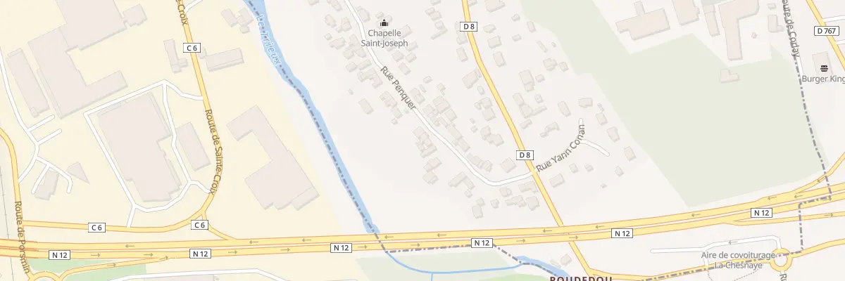 Plan du 48 Rue Penquer à Guingamp