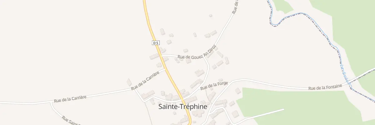 Plan du 4 Rue de Gouez An Diroz à Sainte-Tréphine