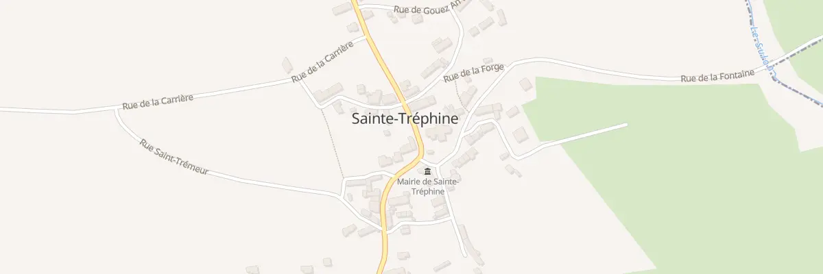 Plan du 4 Rue du Sulon à Sainte-Tréphine