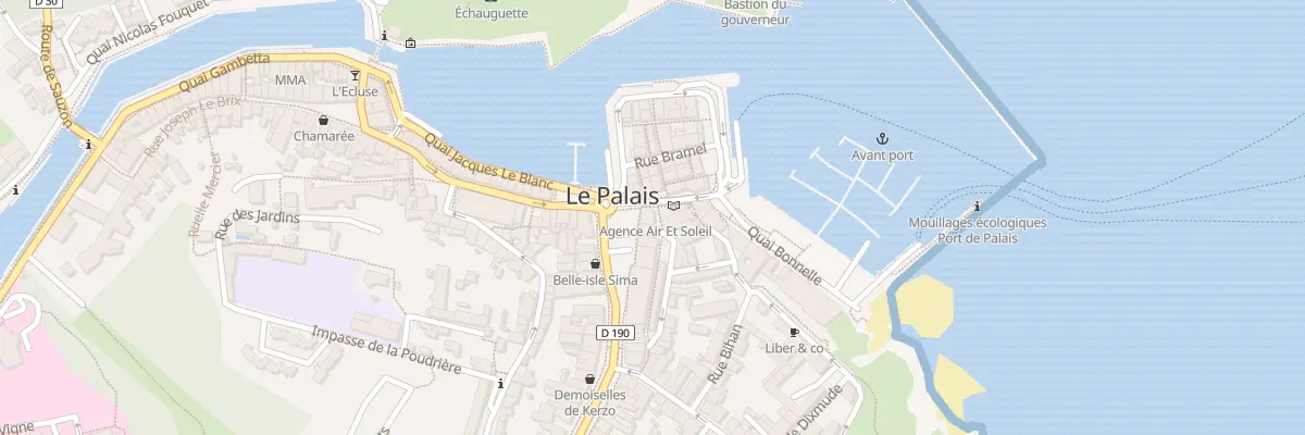 Plan du 2 Pl de la République au Palais