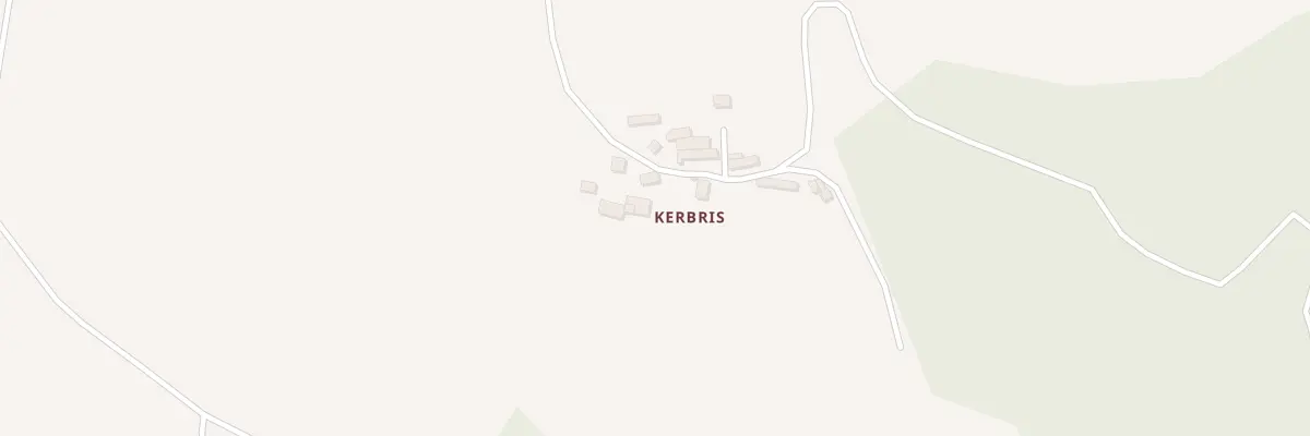 Plan du 5340 Kerbris à Bubry