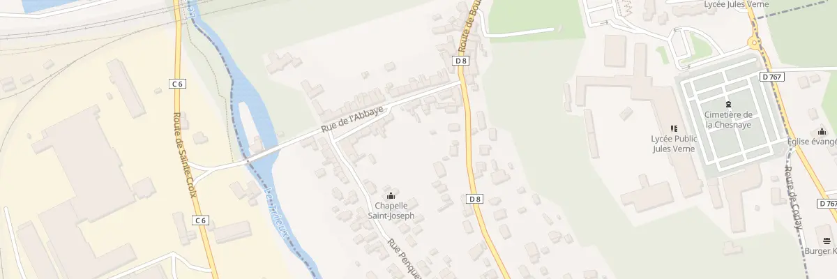 Plan du 17 Rue de l’Abbaye à Guingamp