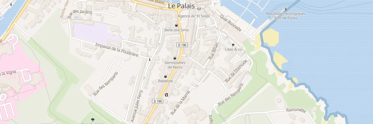 Plan du 2 Rue Willaumez au Palais