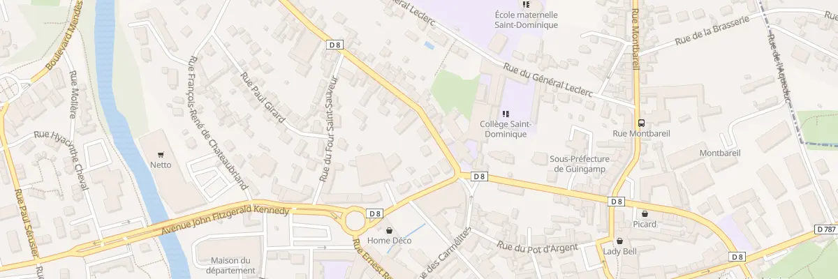Plan du 5 Rue de l’Yser à Guingamp