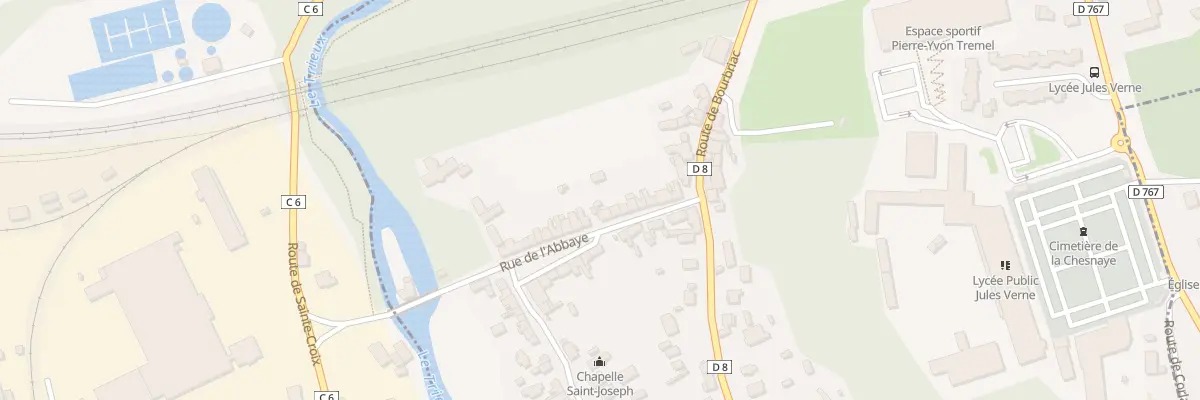Plan du 16 Rue de l’Abbaye à Guingamp