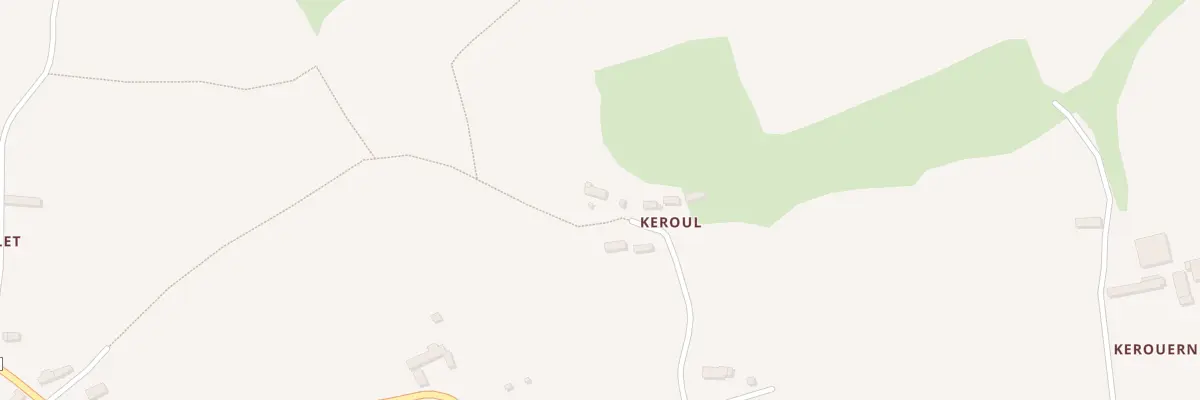 Plan du 4 Keroul à Pleudaniel