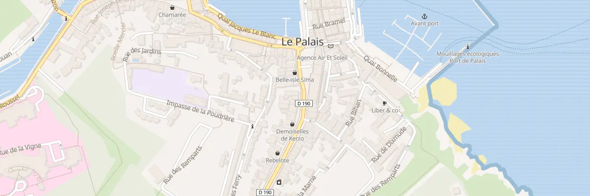 Plan du 3 Av Carnot au Palais