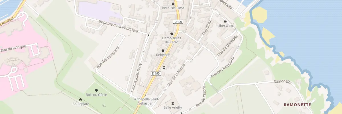 Plan du 26 Av Carnot au Palais