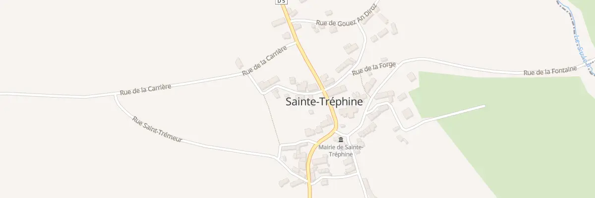 Plan du 1 Rue de Pors Normand à Sainte-Tréphine