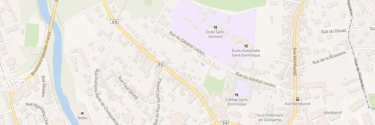 Plan du 24 Rue de l’Yser à Guingamp