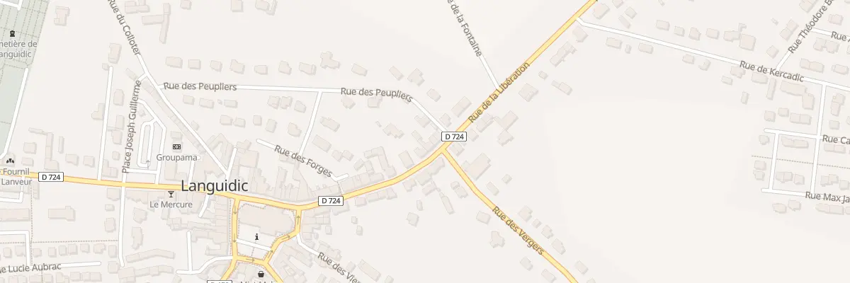 Plan du 19 Rue de la Libération à Languidic
