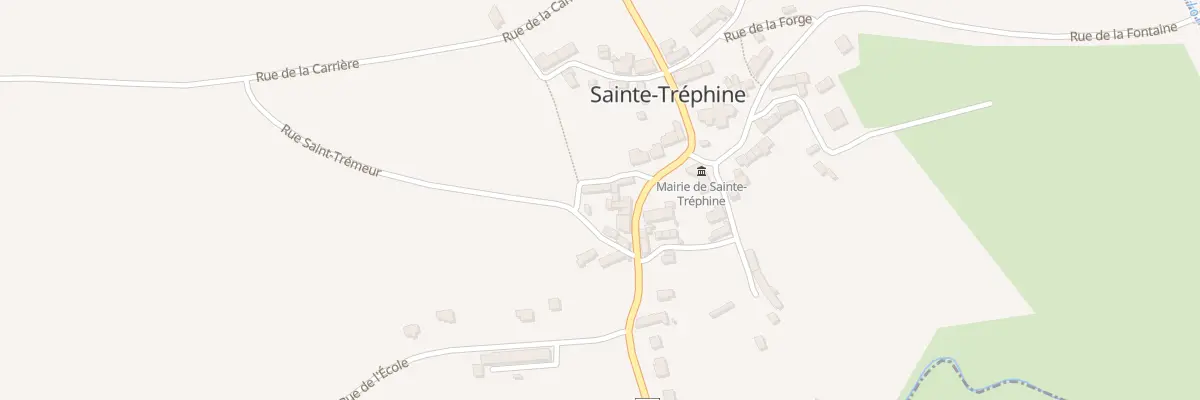 Plan du 4 Rue Saint Tremeur à Sainte-Tréphine