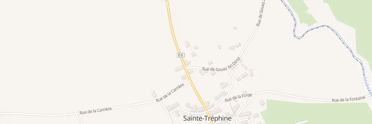 Plan du 5A Rue du Sulon à Sainte-Tréphine