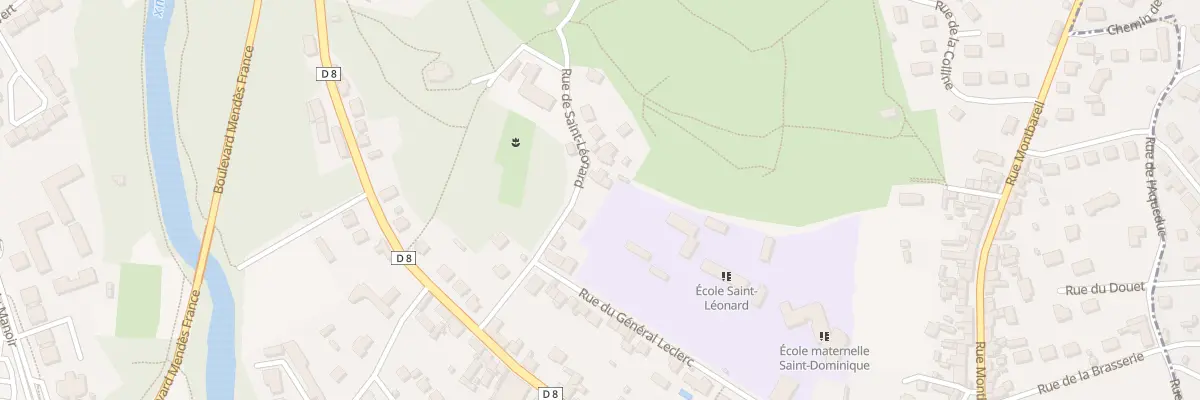 Plan du 10 Rue Saint-Léonard à Guingamp