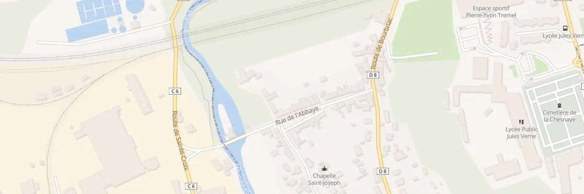 Plan du 28 Rue de l’Abbaye à Guingamp