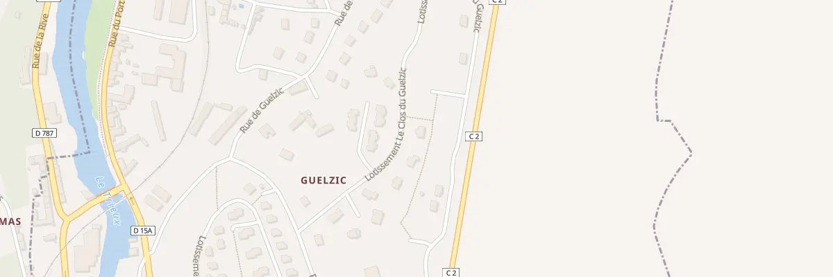 Plan du 7B Rue de Guelzic à Pontrieux