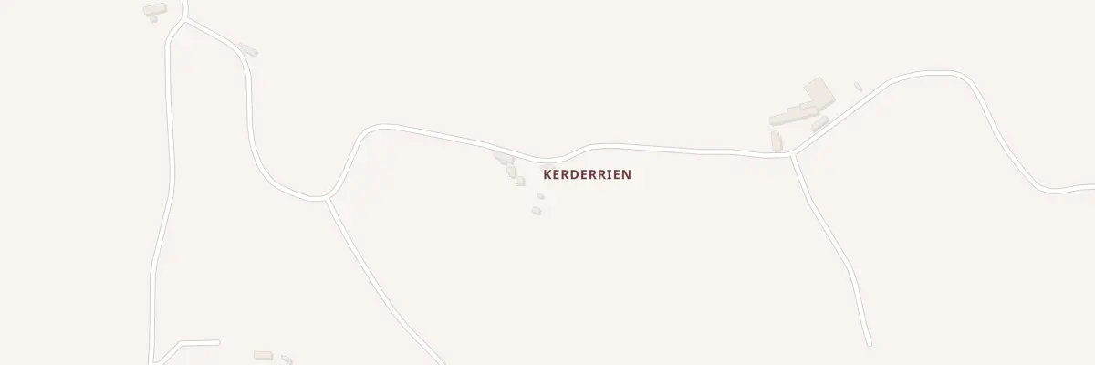 Plan du 1 Ker Derrien à Pleudaniel