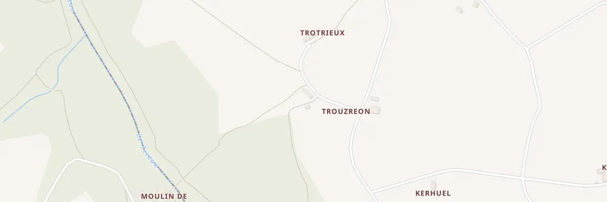 Plan du 5200 Trouzréon à Saint-Clet