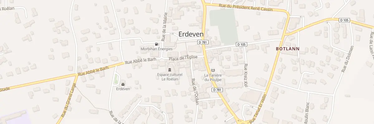 Plan du 2 Rue de l’Océan à Erdeven