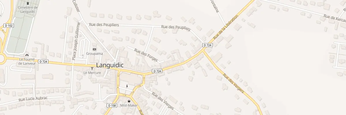 Plan du 15B Rue de la Libération à Languidic