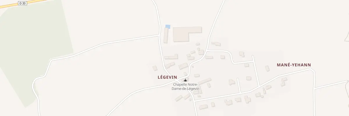Plan du 5213 Legevin à Nostang