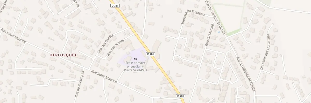 Plan du 20 Rue Nationale à Erdeven
