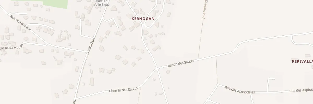 Plan du 39 Chem de Kernogan à Erdeven