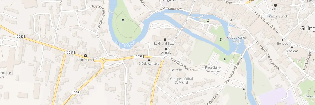 Plan du 4 Rue Saint-Michel à Guingamp