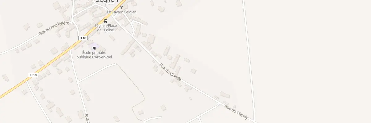 Plan du 5337A Rue du Clandy à Séglien
