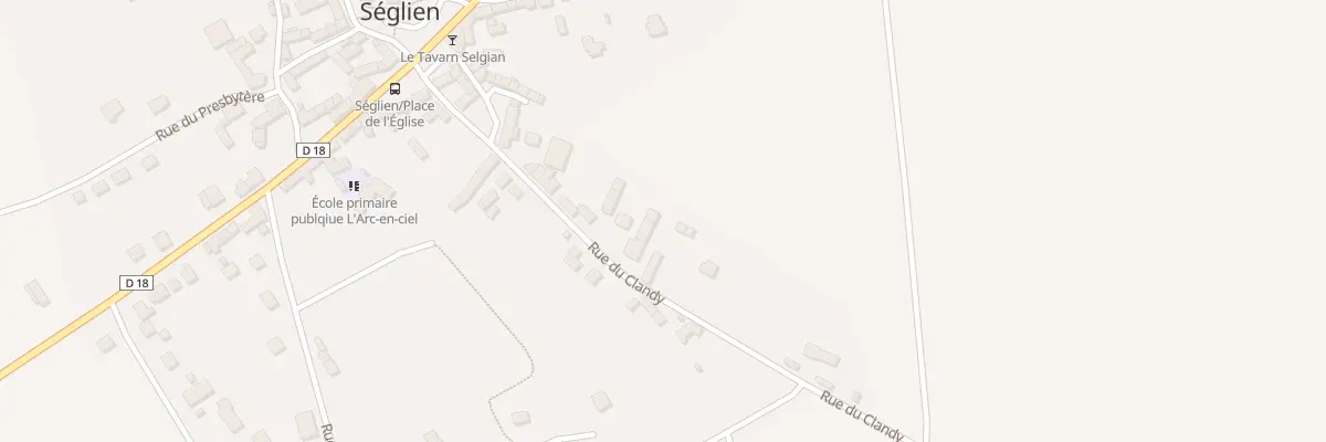 Plan du 5108F Rue du Clandy à Séglien