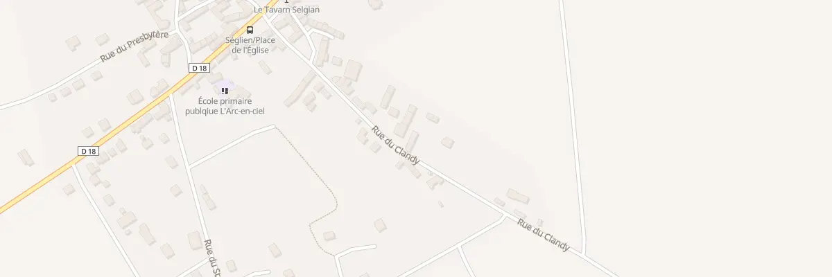 Plan du 18 Rue du Clandy à Séglien